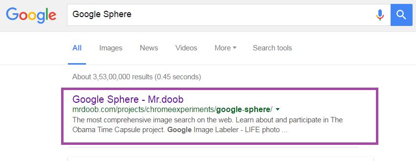 google-sphere